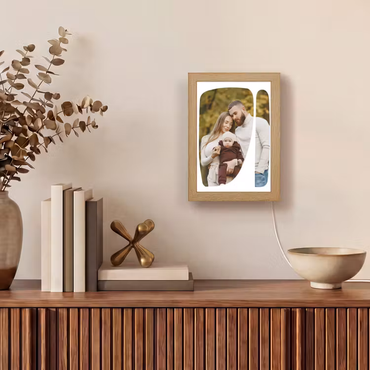 Gepersonaliseerde Lightbox - Twee Vlakken - Organische Vormen — 4