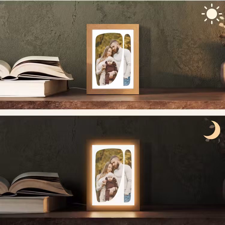 Gepersonaliseerde Lightbox - Twee Vlakken - Organische Vormen — 5
