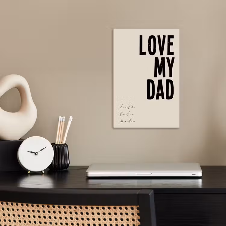 Gepersonaliseerde poster - Love My Dad — 2