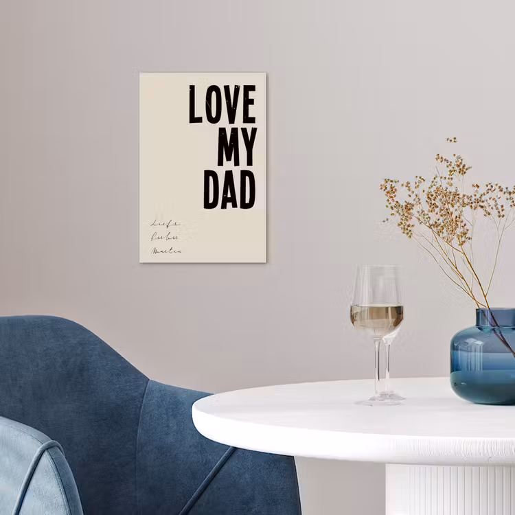Gepersonaliseerde poster - Love My Dad — 4