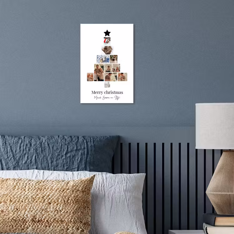 Gepersonaliseerde poster - Merry Christmas - Collage — 3