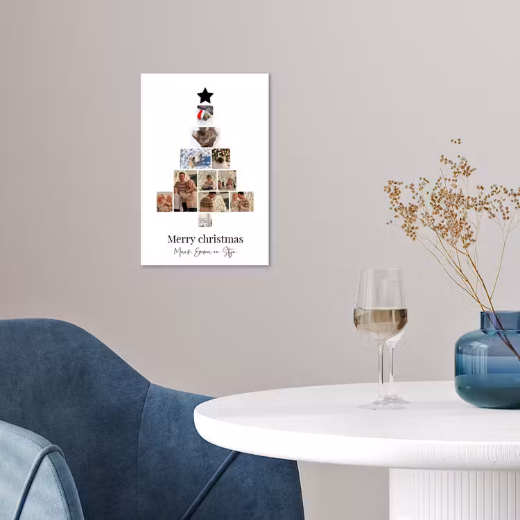 Gepersonaliseerde poster - Merry Christmas - Collage — 4