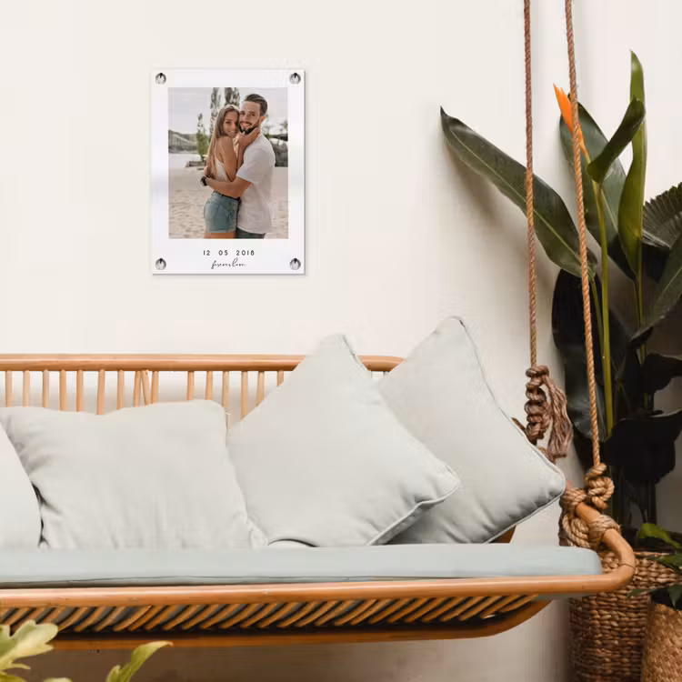 Gepersonaliseerde tuinposter - Forever Love - Witte Border — 5