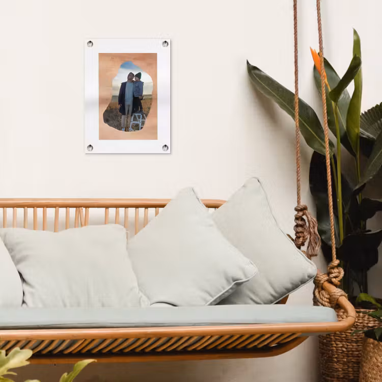 Gepersonaliseerde tuinposter - Hout - Organische Vorm — 5