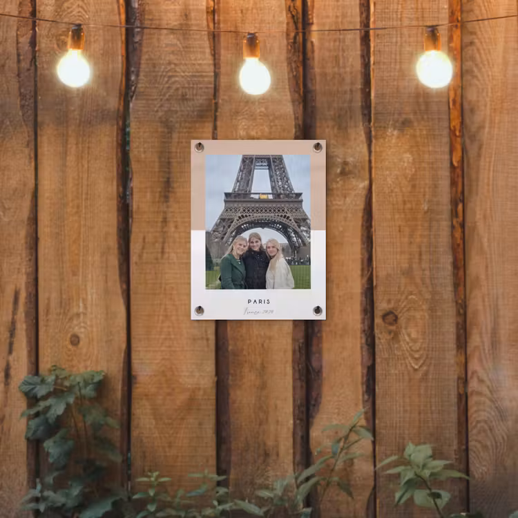 Gepersonaliseerde tuinposter - Paris — 2