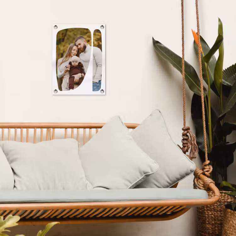 Gepersonaliseerde tuinposter - Twee Vlakken - Organische Vormen — 5