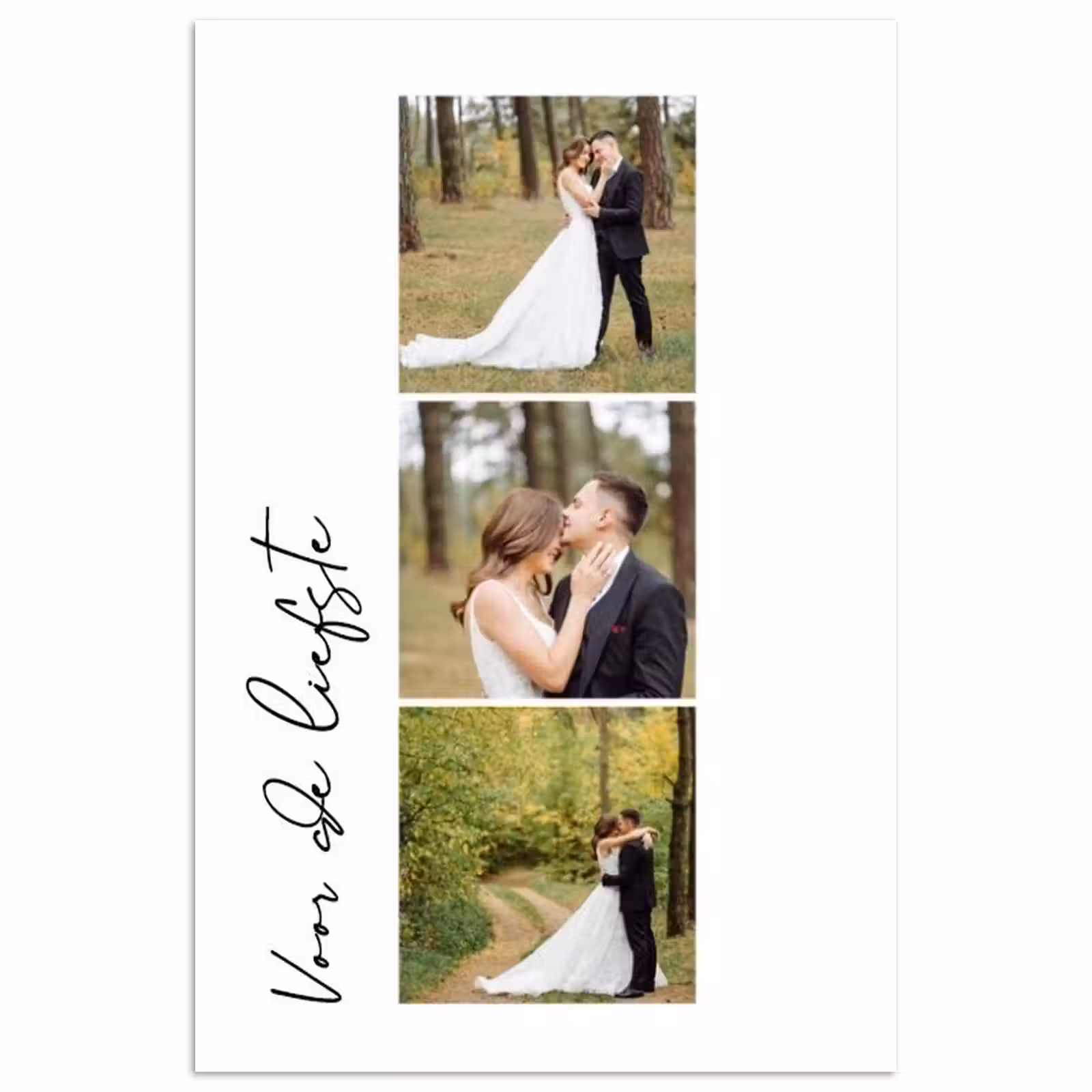 Gepersonaliseerde poster - Voor De Liefste - Collage — 1