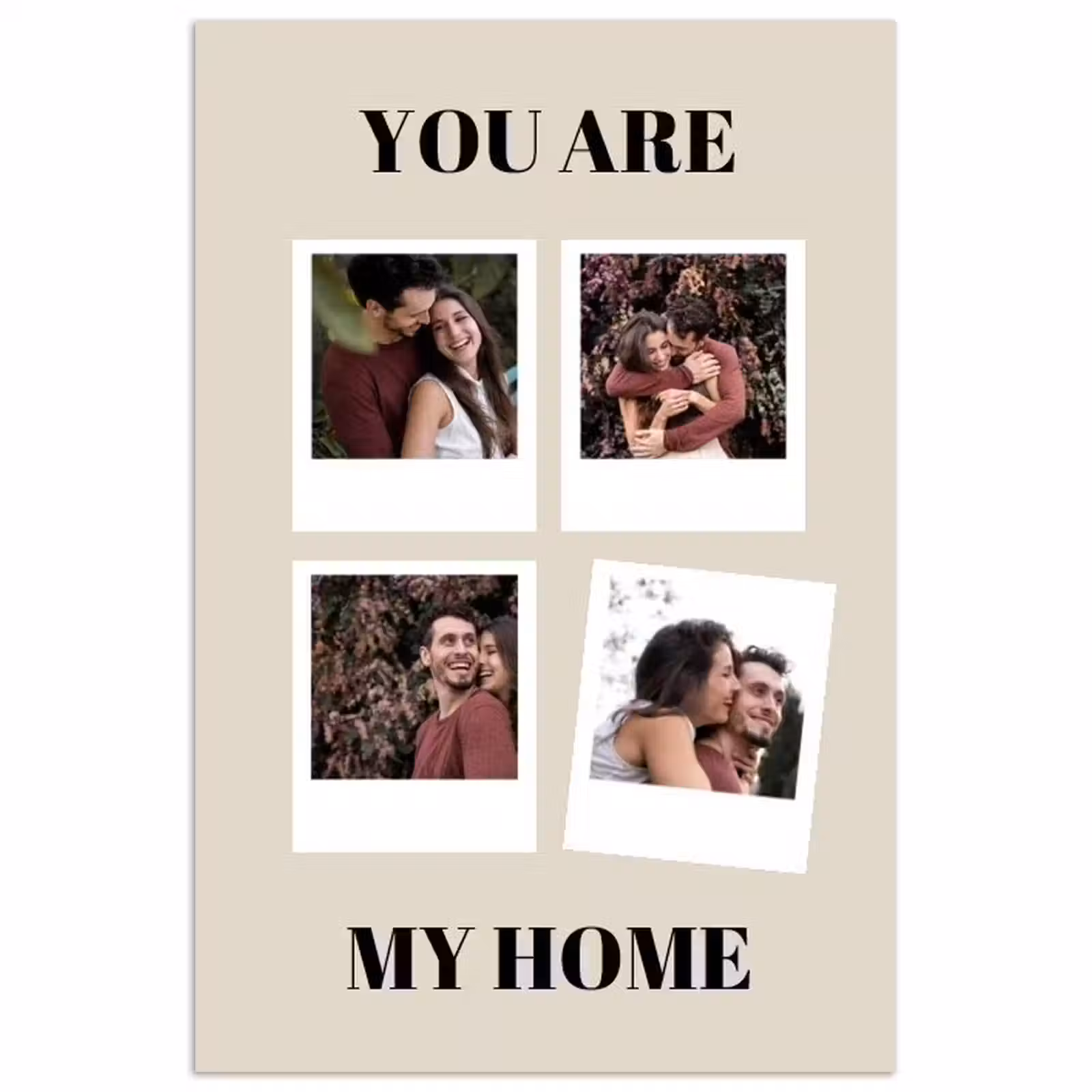 Gepersonaliseerde poster - You Are My Home - Collage — 1