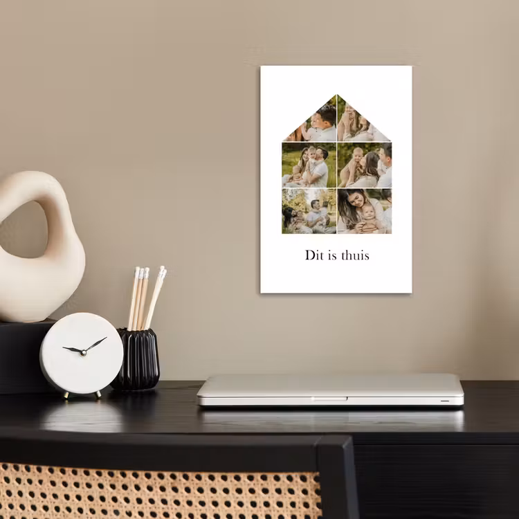 Gepersonaliseerde poster - Dit Is Thuis - Collage — 2