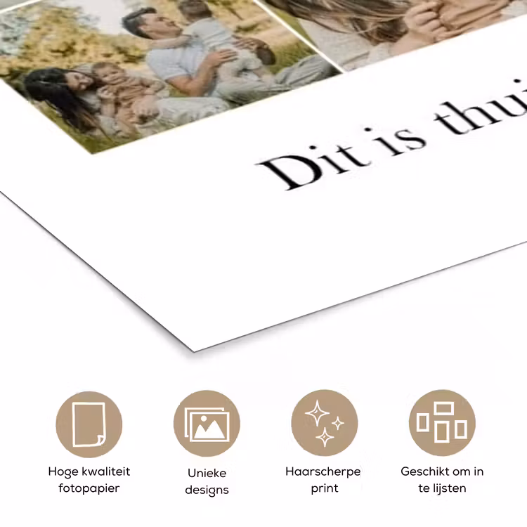Gepersonaliseerde poster - Dit Is Thuis - Collage — 5