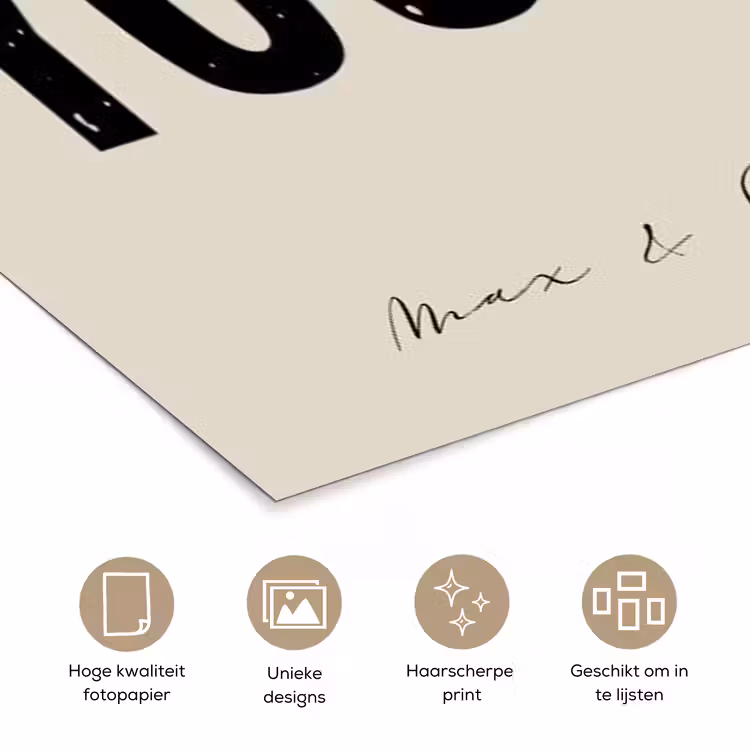 Gepersonaliseerde poster - I Love You — 5