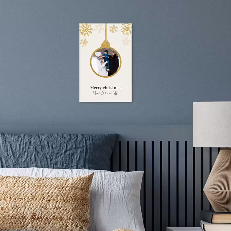 Gepersonaliseerde poster - Kerstbal - Merry Christmas - Kerst — 3