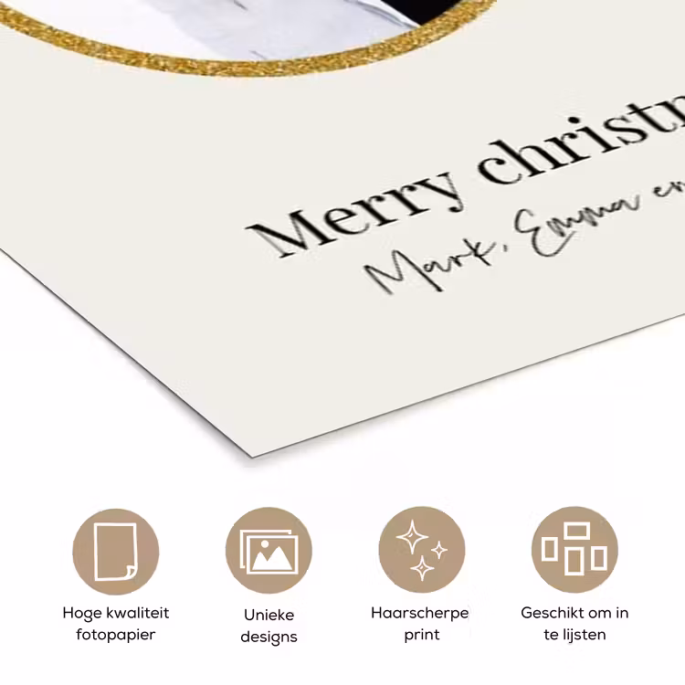 Gepersonaliseerde poster - Kerstbal - Merry Christmas - Kerst — 5