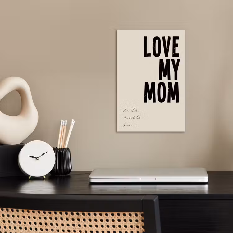 Gepersonaliseerde poster - Love My Mom — 2