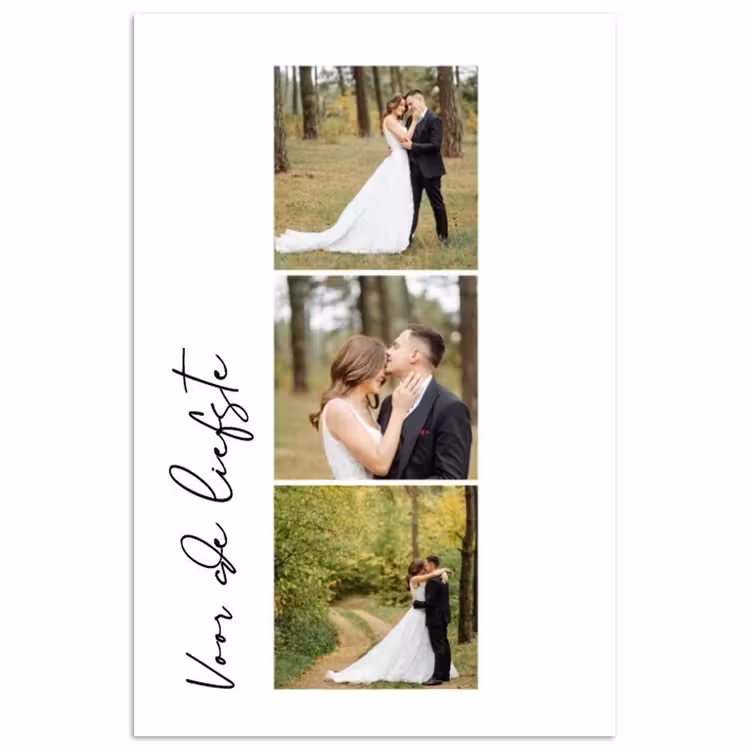 Gepersonaliseerde poster - Voor De Liefste - Collage — 1