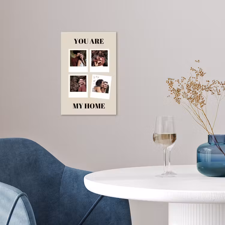 Gepersonaliseerde poster - You Are My Home - Collage — 4