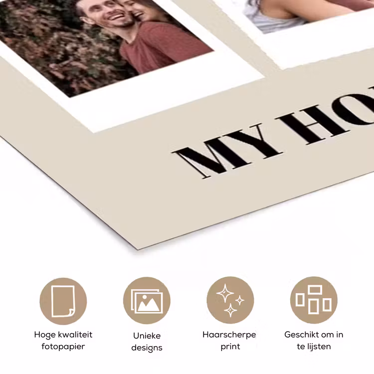 Gepersonaliseerde poster - You Are My Home - Collage — 5