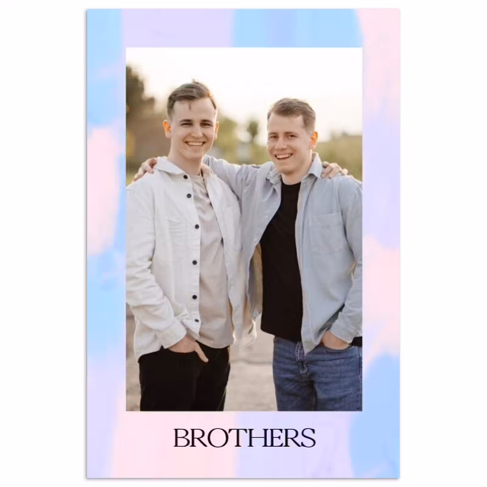 Gepersonaliseerde poster - Brothers — 1