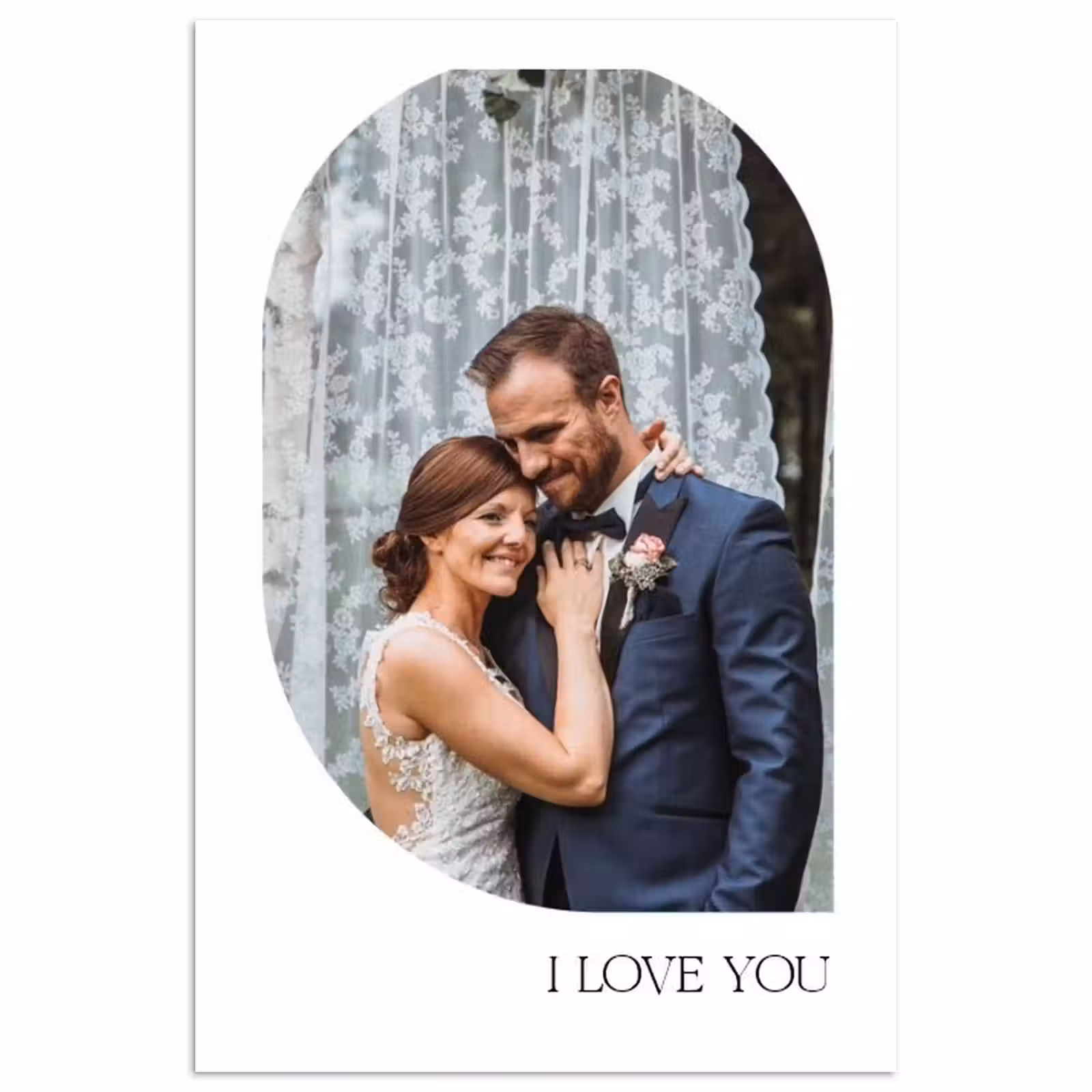 Gepersonaliseerde poster - I Love You - Beeld — 1
