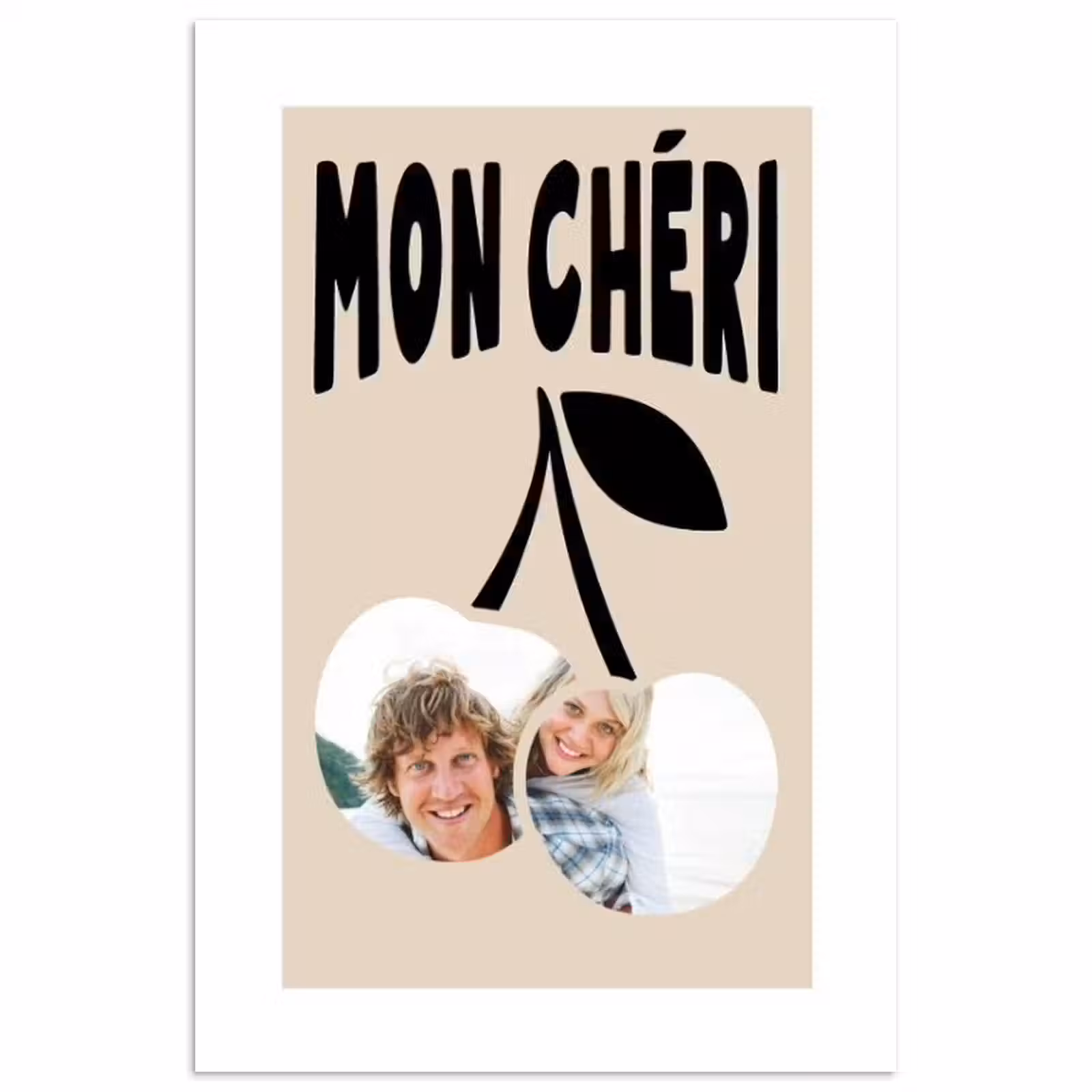 Gepersonaliseerde poster - Mon Chéri — 1