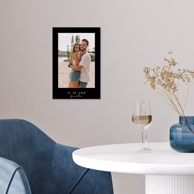Gepersonaliseerde poster - Forever Love - Zwarte Border — 4
