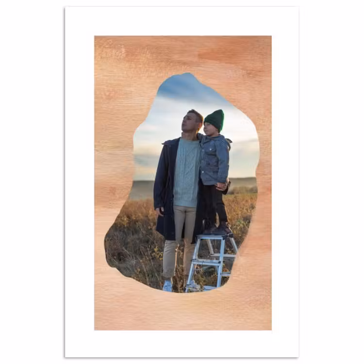 Gepersonaliseerde poster - Hout - Organische Vorm — 1