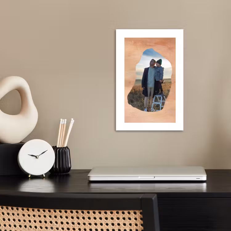 Gepersonaliseerde poster - Hout - Organische Vorm — 2