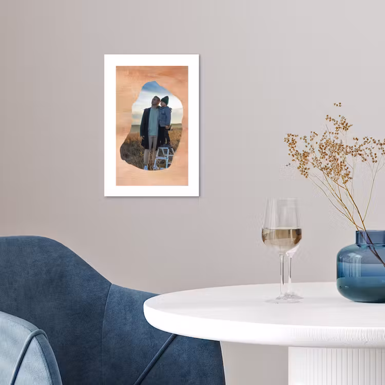 Gepersonaliseerde poster - Hout - Organische Vorm — 4