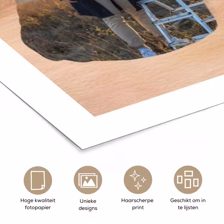 Gepersonaliseerde poster - Hout - Organische Vorm — 5