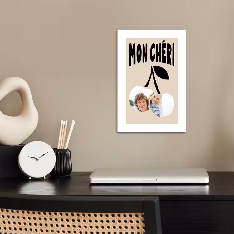 Gepersonaliseerde poster - Mon Chéri — 2