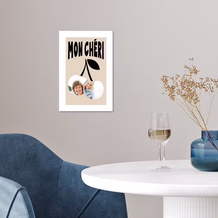 Gepersonaliseerde poster - Mon Chéri — 4