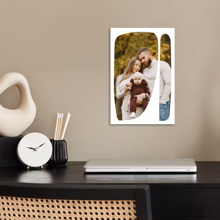 Gepersonaliseerde poster - Twee Vlakken - Organische Vormen — 2