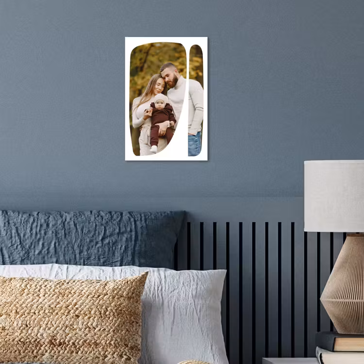 Gepersonaliseerde poster - Twee Vlakken - Organische Vormen — 3