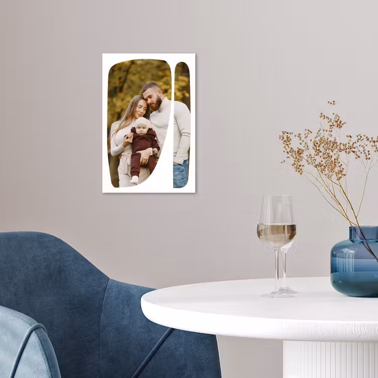 Gepersonaliseerde poster - Twee Vlakken - Organische Vormen — 4