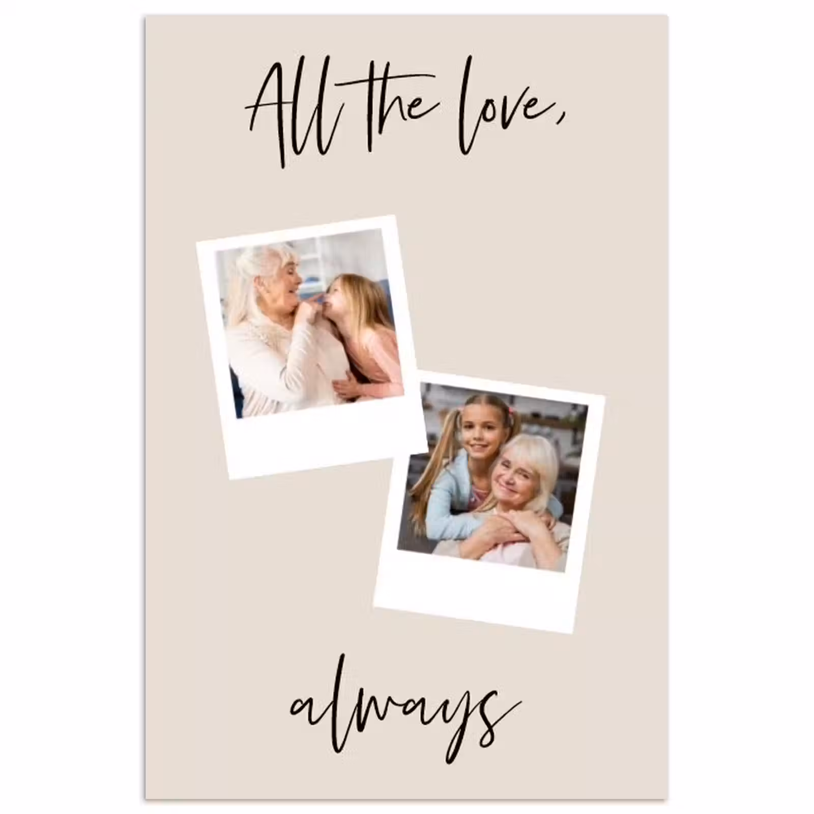 Gepersonaliseerde poster - All The Love, Always — 1
