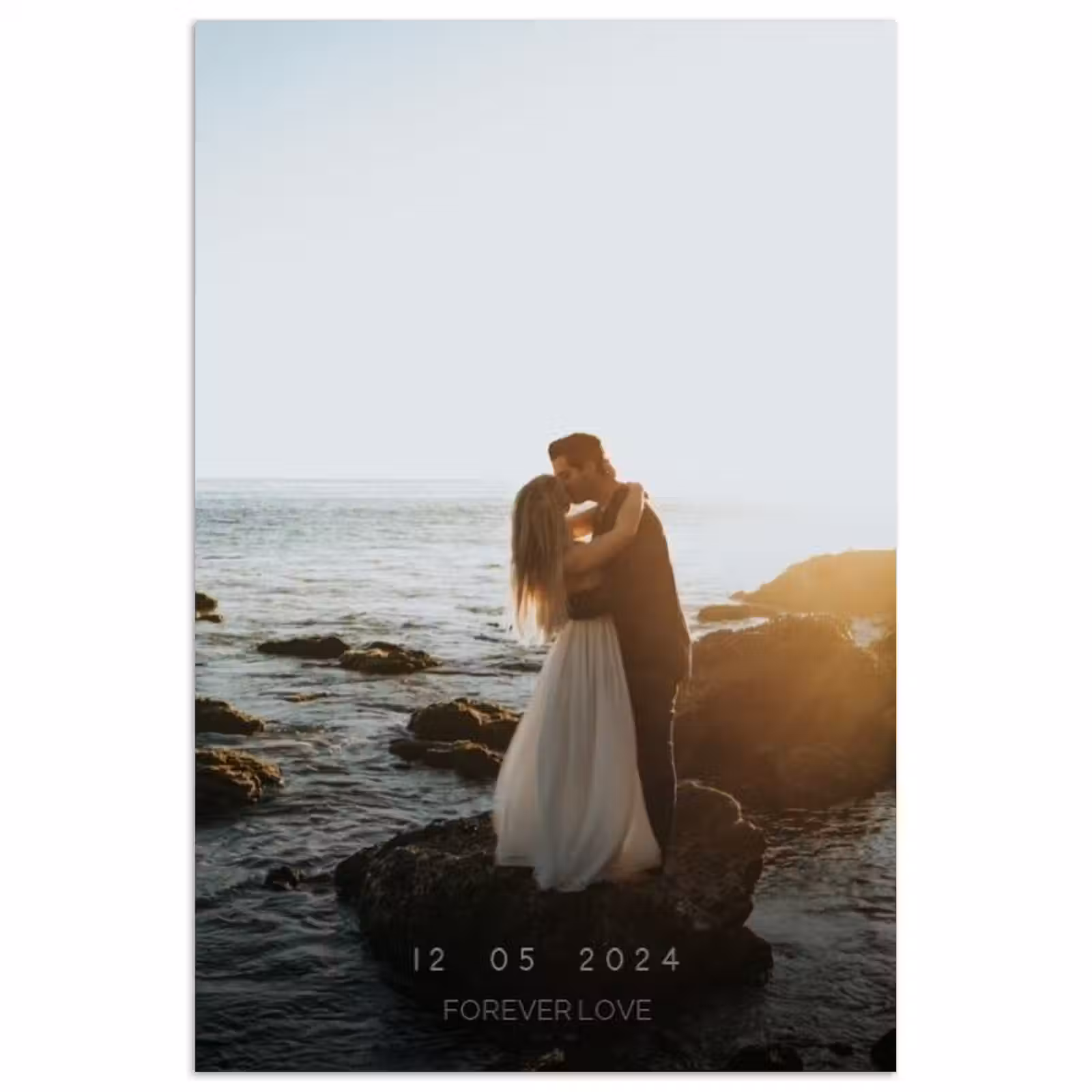 Gepersonaliseerde poster - Forever Love - Datum - Jubileum — 1