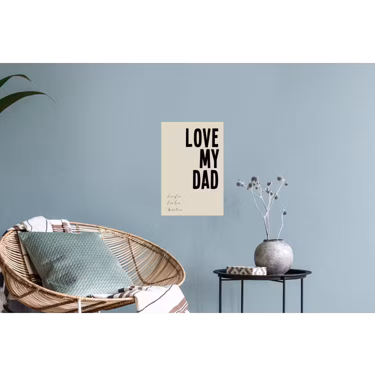 Gepersonaliseerde muursticker - Love My Dad — 4