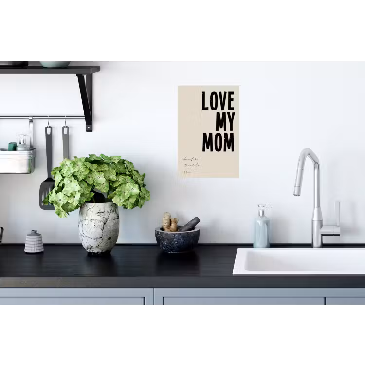 Gepersonaliseerde muursticker - Love My Mom — 2