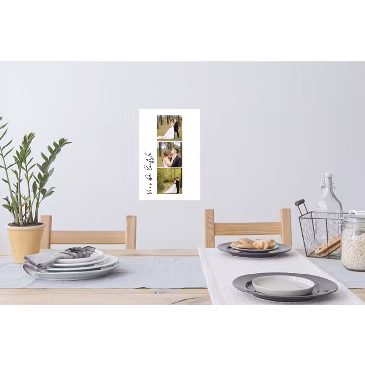 Gepersonaliseerde muursticker - Voor De Liefste - Collage — 3