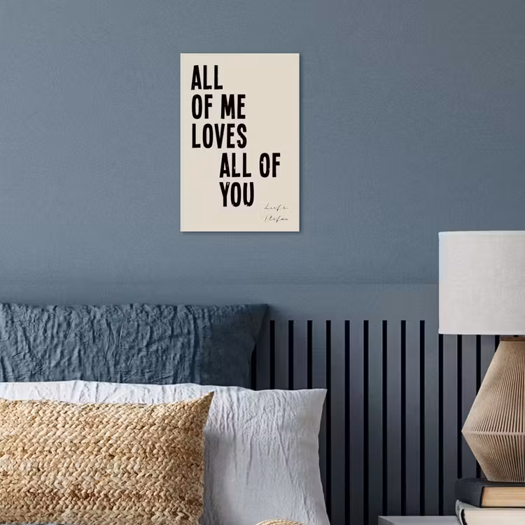 Gepersonaliseerde poster - All Of Me Loves All Of You — 3