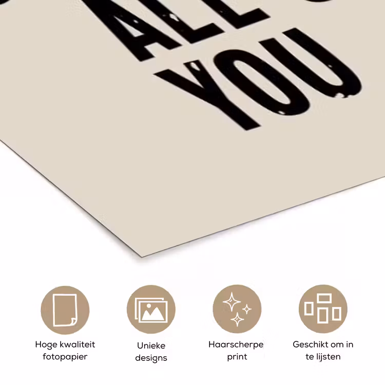 Gepersonaliseerde poster - All Of Me Loves All Of You — 5
