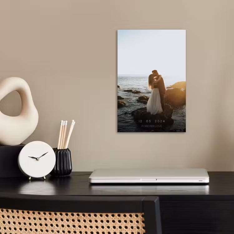 Gepersonaliseerde poster - Forever Love - Datum - Jubileum — 2