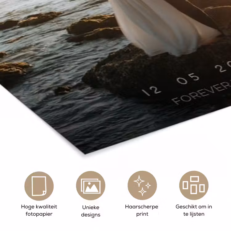Gepersonaliseerde poster - Forever Love - Datum - Jubileum — 5