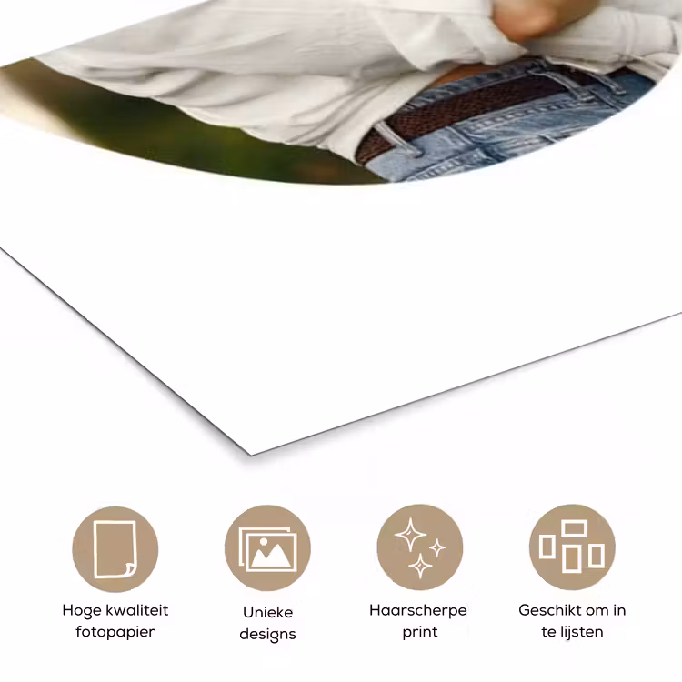 Gepersonaliseerde poster - Foto in abstracte ronde vormen — 5