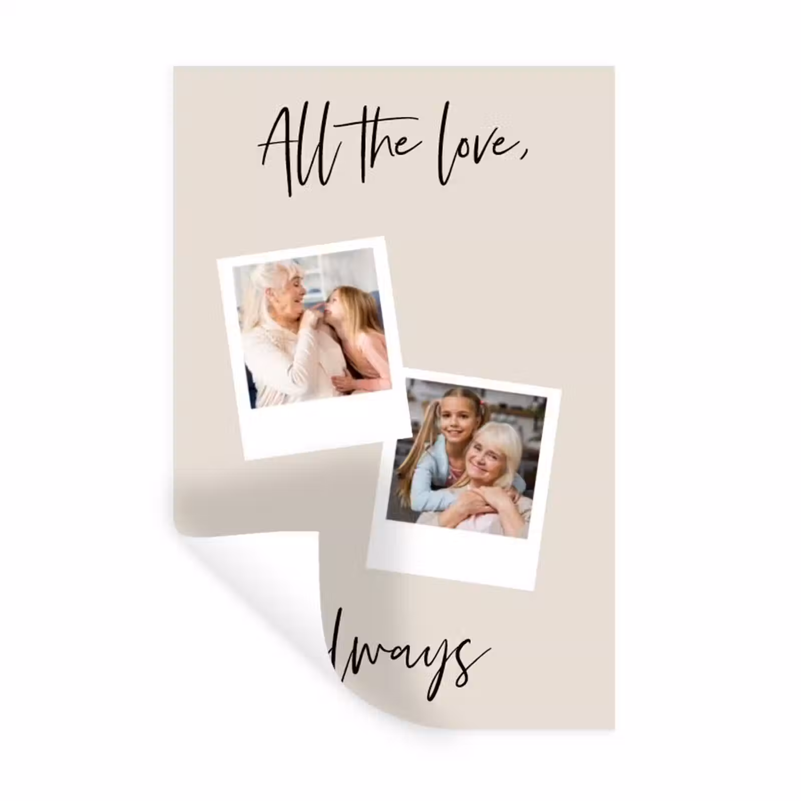 Gepersonaliseerde muursticker - All The Love, Always — 1