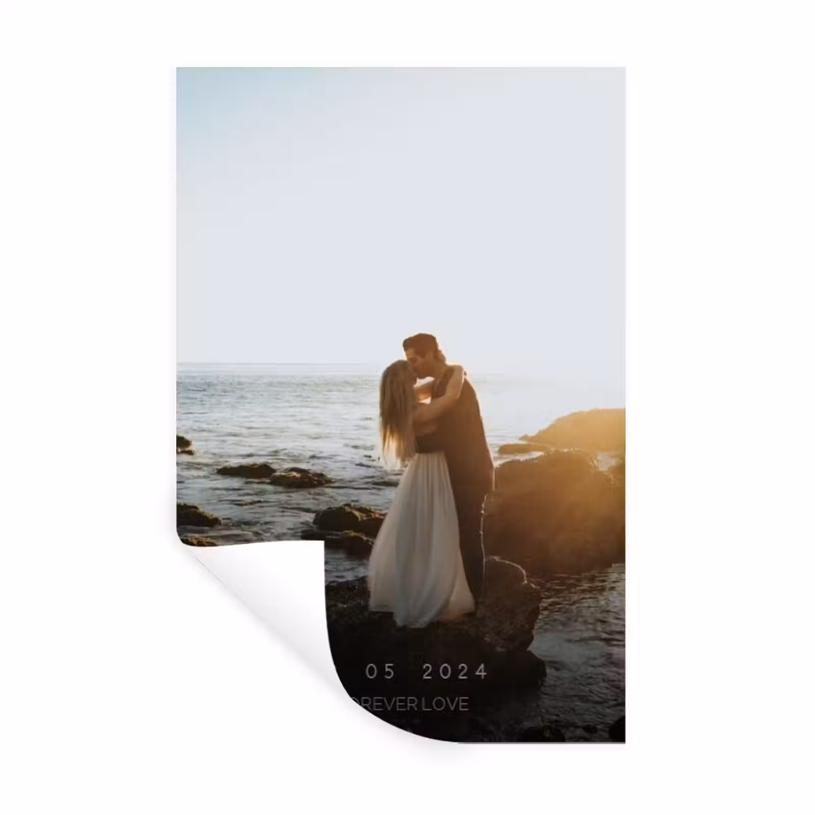 Gepersonaliseerde muursticker - Forever Love - Datum - Jubileum — 1