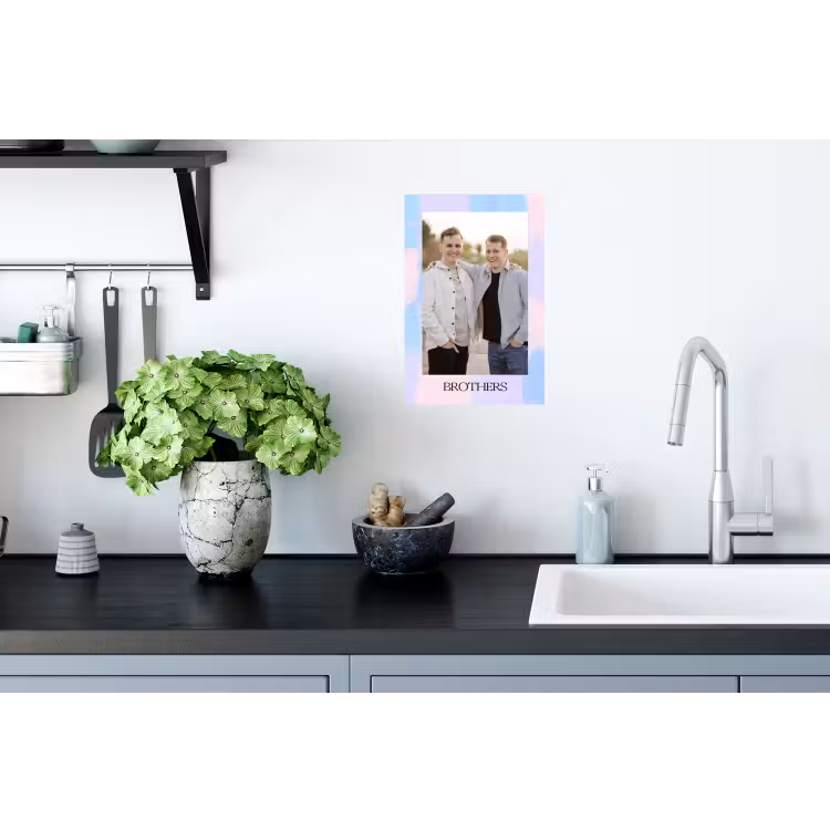 Gepersonaliseerde muursticker - Brothers — 2
