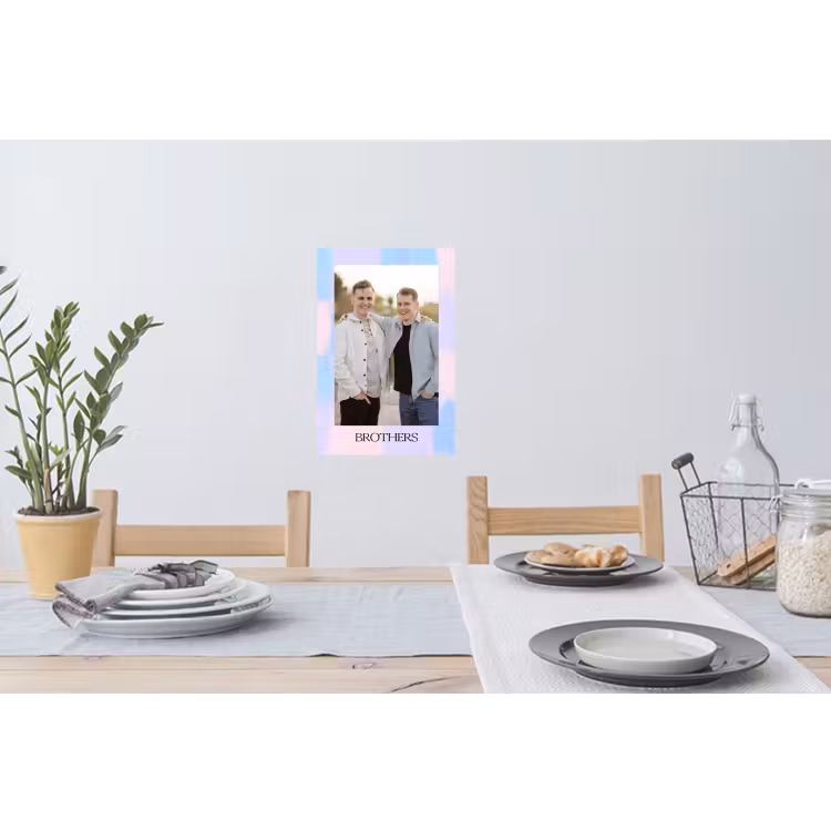 Gepersonaliseerde muursticker - Brothers — 3