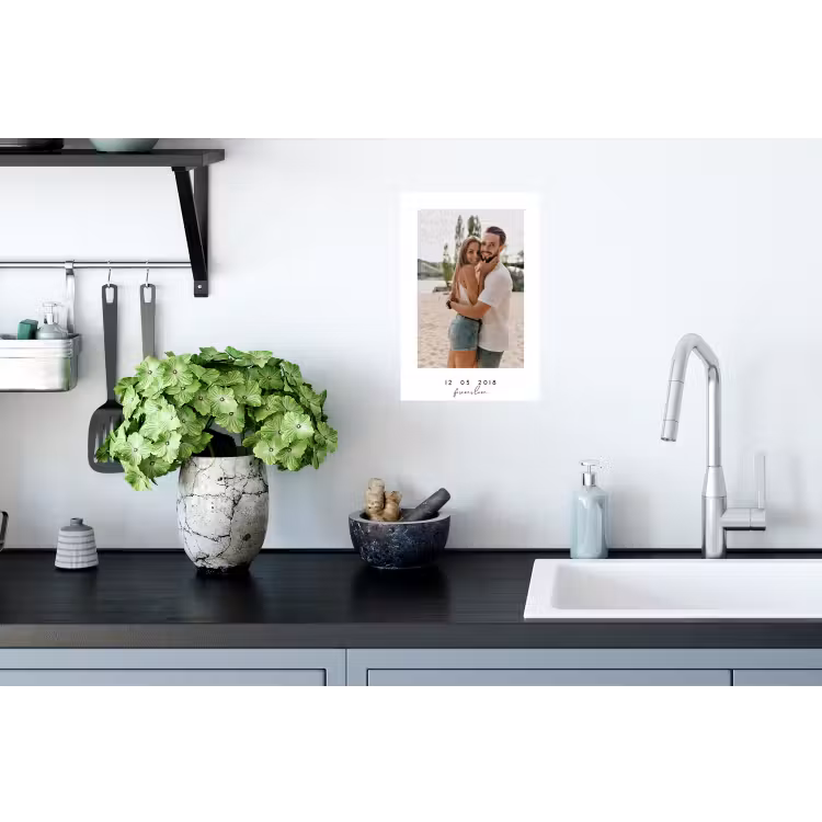 Gepersonaliseerde muursticker - Forever Love - Witte Border — 2