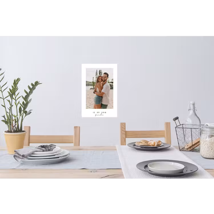 Gepersonaliseerde muursticker - Forever Love - Witte Border — 3